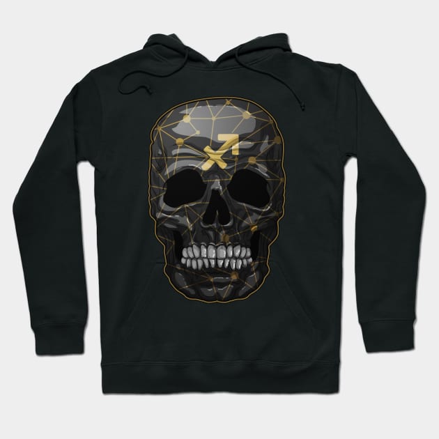 skull, zodiac signs, Sagittarius Hoodie by HEJK81